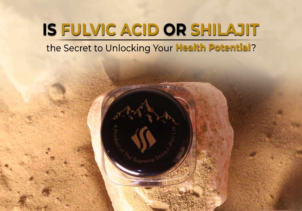 Fulvic Acid vs Shilajit
