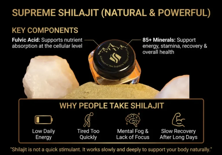 benefits of taking shilajit - Supreme Shilajit